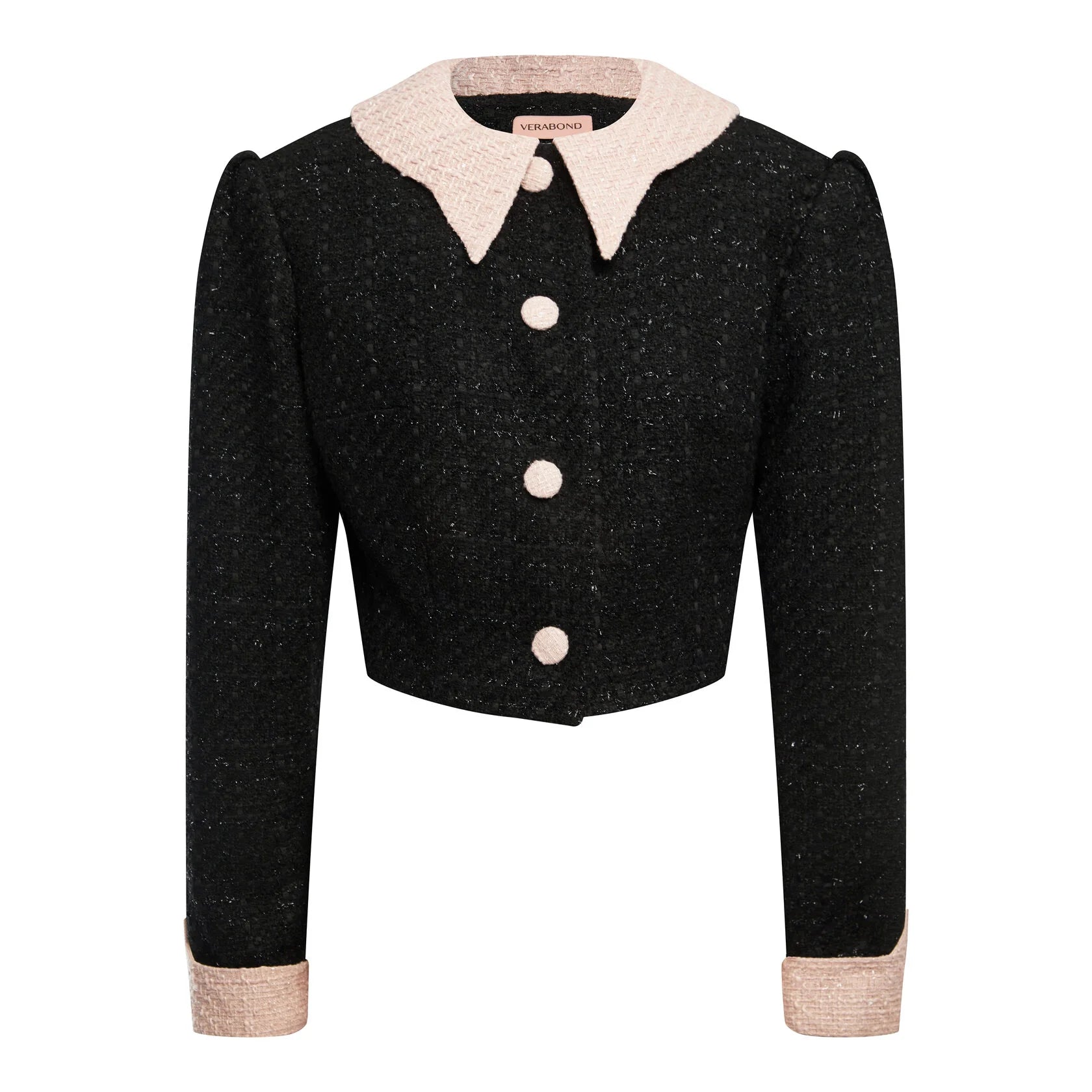 Veste en tweed noire