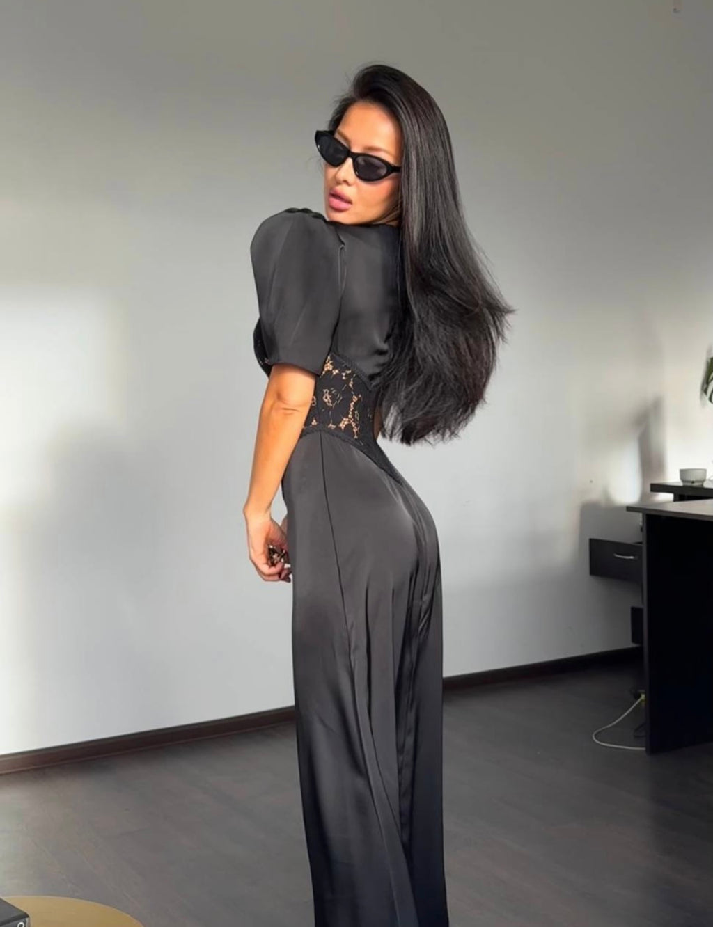 Dress "Who is she" black