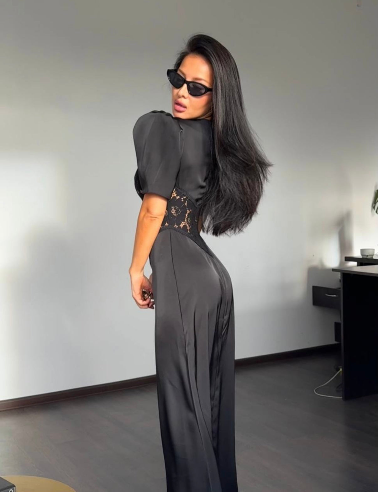 Dress "Who is she" black